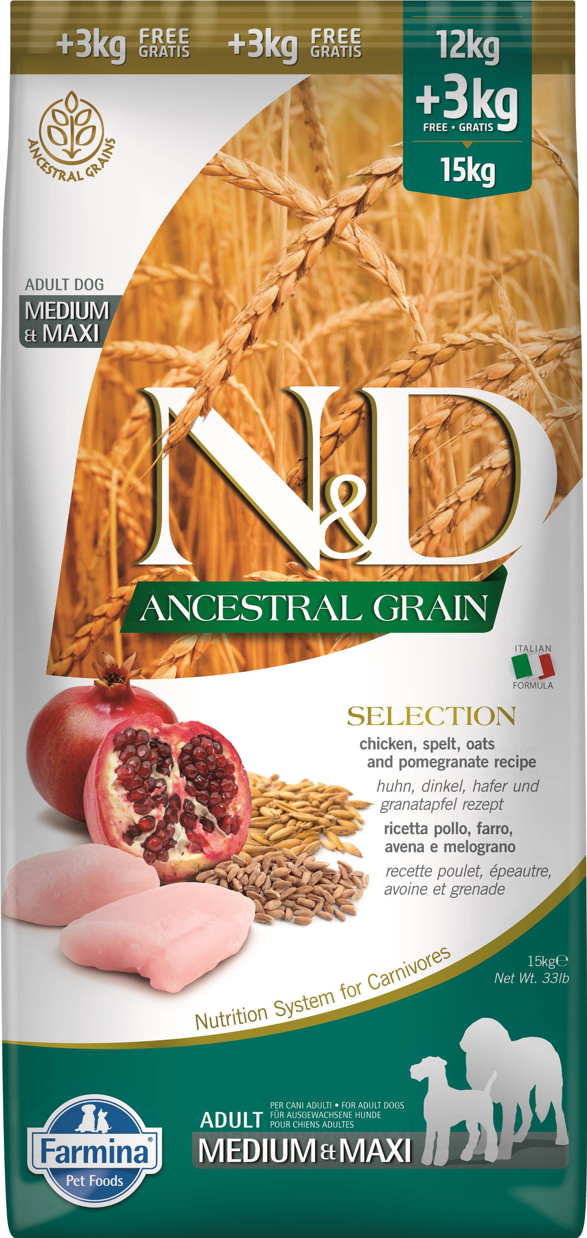 N&D ANCESTRAL SELECTION POLLO E MELOGRANO ADULTO