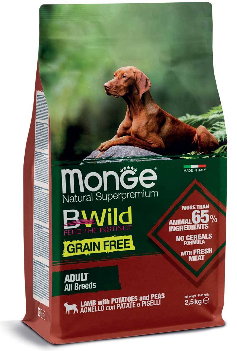 BWILD Grain Free – Agnello con Patate e Piselli – All Breeds Adult