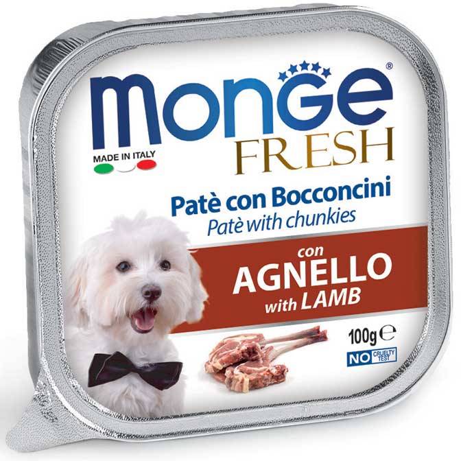 MONGE FRESH AGNELLO PATE CON BOCCONCINI