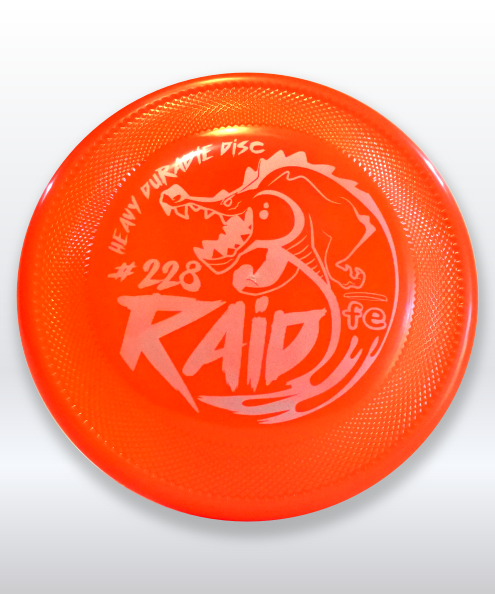 DISCO RAID ARANCIO FLUO 228MM