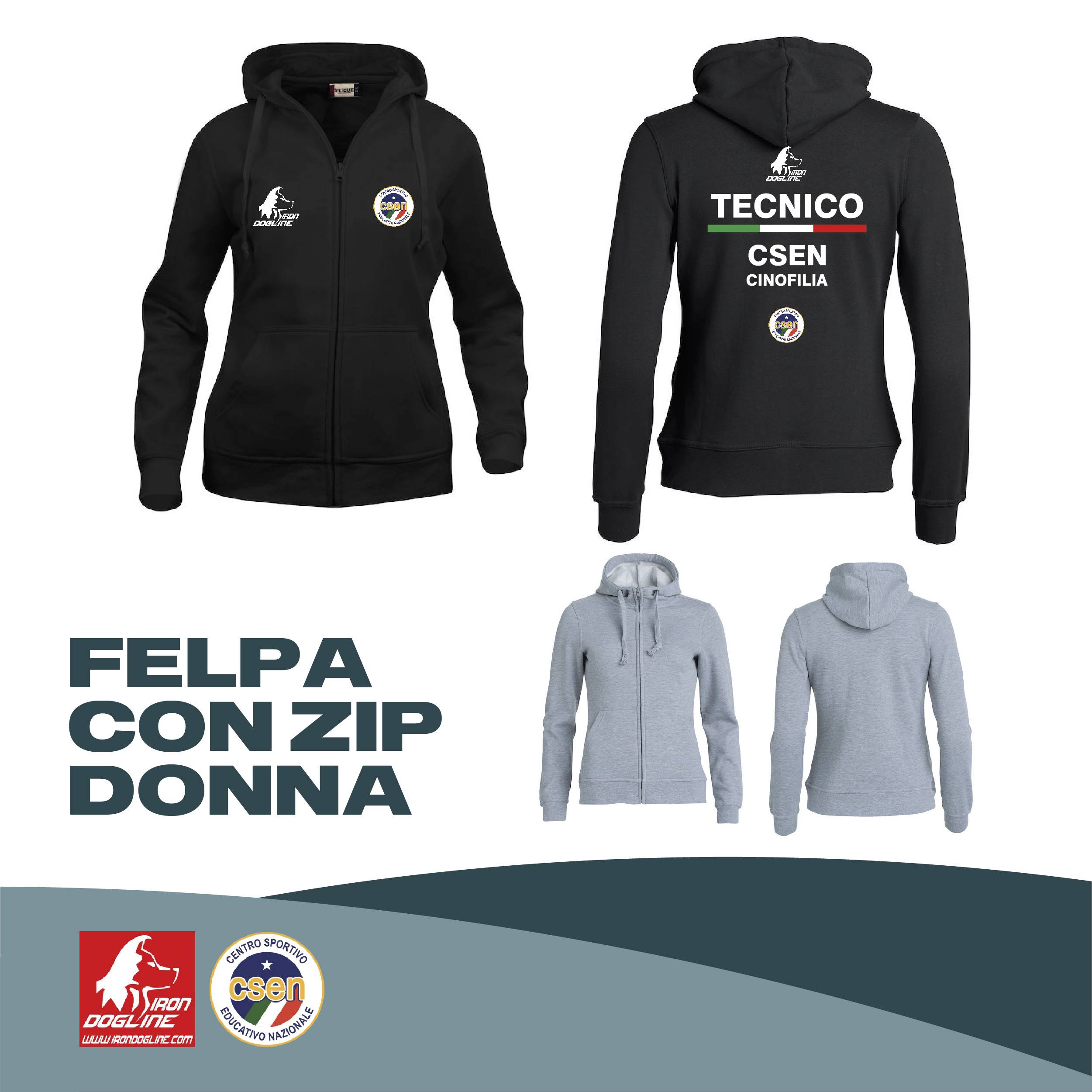 FELPE TECNICI CSEN DONNA