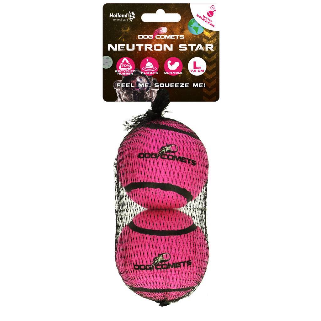 Dog Comets Neutron Star Tennis Ball With Squeaker 