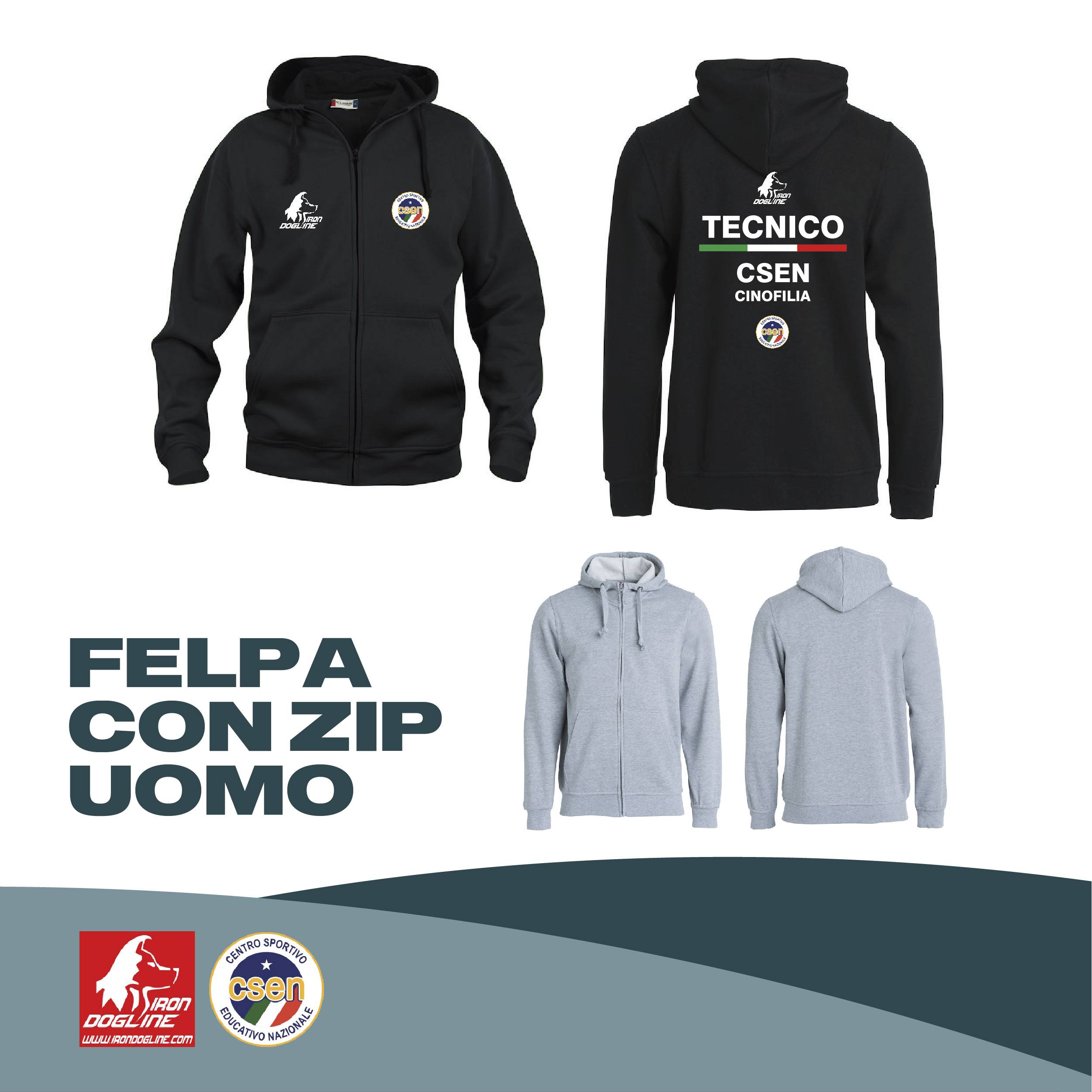 FELPA TECNICI CSEN UOMO