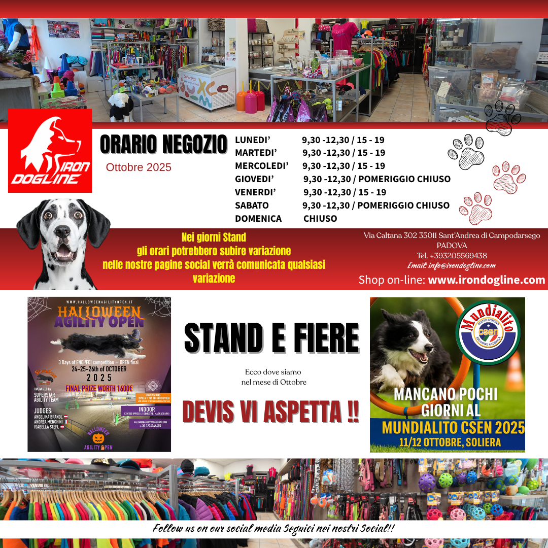 IRONdogline ORARIO SHOW-ROOM IRONDOGLINE