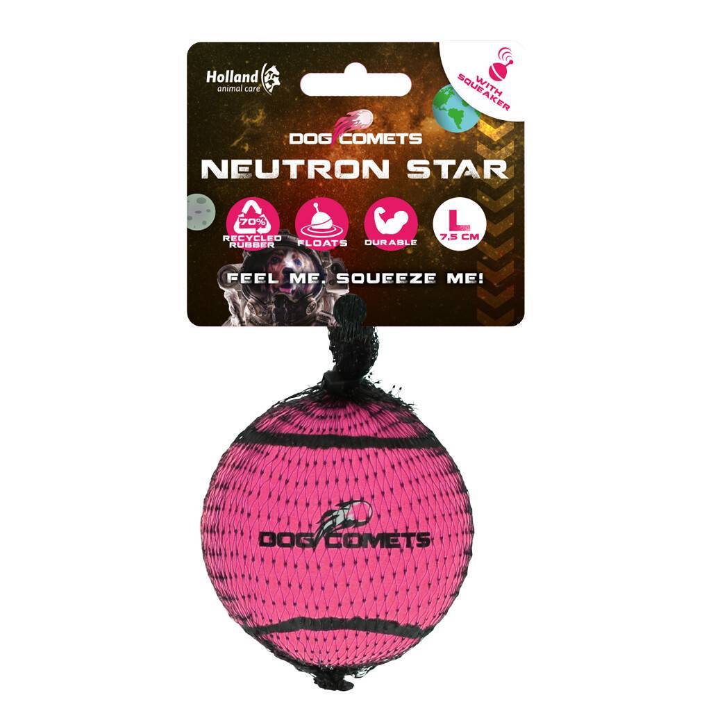 Dog Comets Neutron Star Tennis Ball With Squeaker 