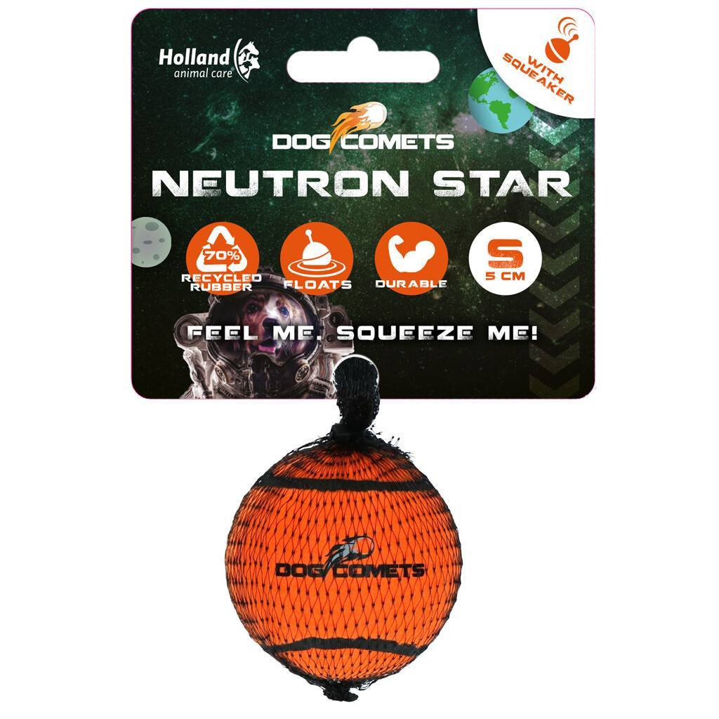 Dog Comets Neutron Star Tennis Ball With Squeaker 