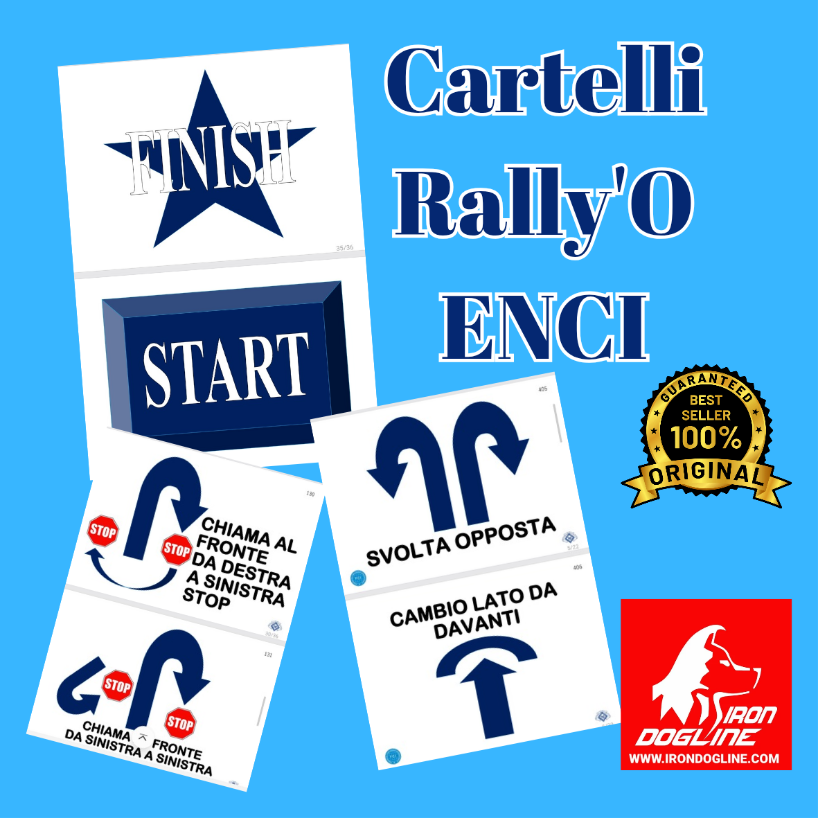 RALLY OBEDIENCE SIGN KIT ENCI/FCI