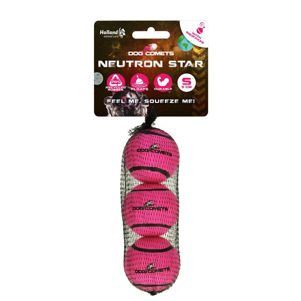 Dog Comets Neutron Star Tennis Ball With Squeaker 
