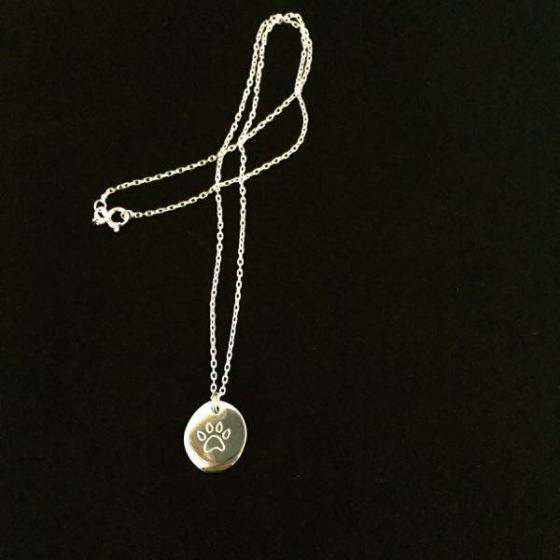 CIONDOLO ZAMPA ARGENTO