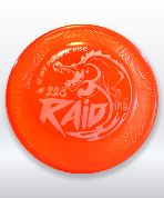 DISCO RAID ARANCIO FLUO 228MM