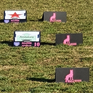 PERSONALIZZAZIONE Porta CARTELLI RALLY OBEDIENCE