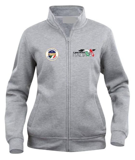 WOMEN'S HOODLESS CARDIGAN SWEATSHIRT