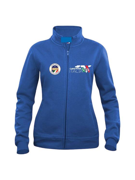 WOMEN'S HOODLESS CARDIGAN SWEATSHIRT