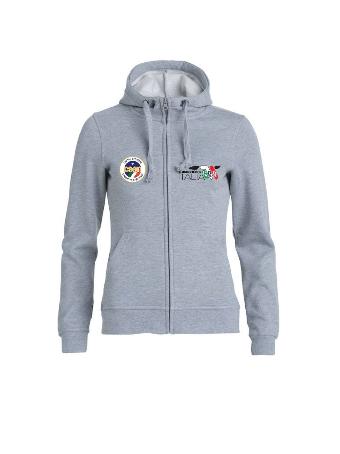 FELPA DONNA CON ZIP CANICROSS