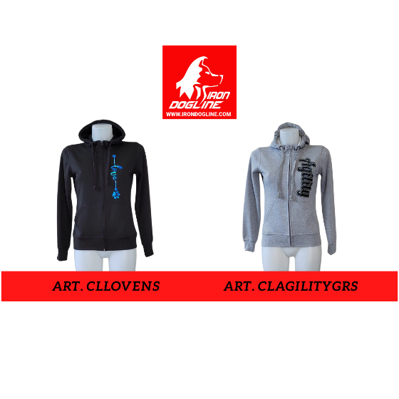 FELPE DONNA CON CERNIERA