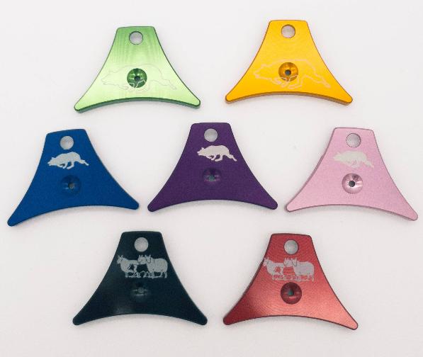 Logan Fischietto A1  - Running Border Collie Design