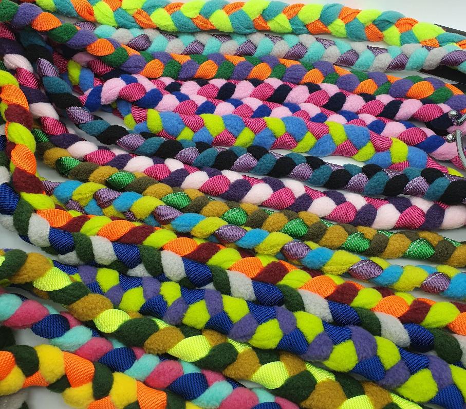 GUINZAGLIO TRECCIA IN PILE