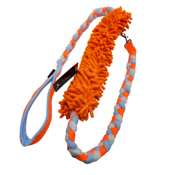 FLEECE BRAID LEASH with MOP