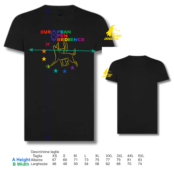 T-SHIRT UNISEX EUROPEAN OPEN OBEDIENCE 2026
